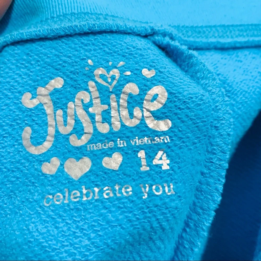 Justice Girls Blue Summer Shorts